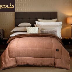 Chăn lông cừu Nicolas Hoàng Kim – Be